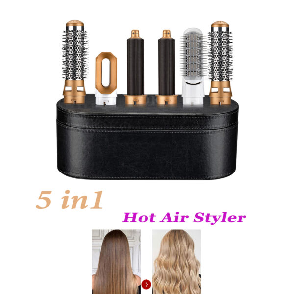5 in 1 Hair Dryer Heat Comb Hair Curler Professional Iron Hair Straightener Styling Tool Hair Dryer Household Combination Kit