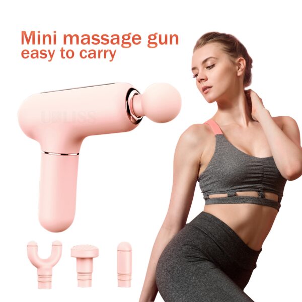 High Frequency Fascia Gun Mini Electric Massager Gun Muscle Relax Body Electric Massager Portable for Fitness Massager for Body
